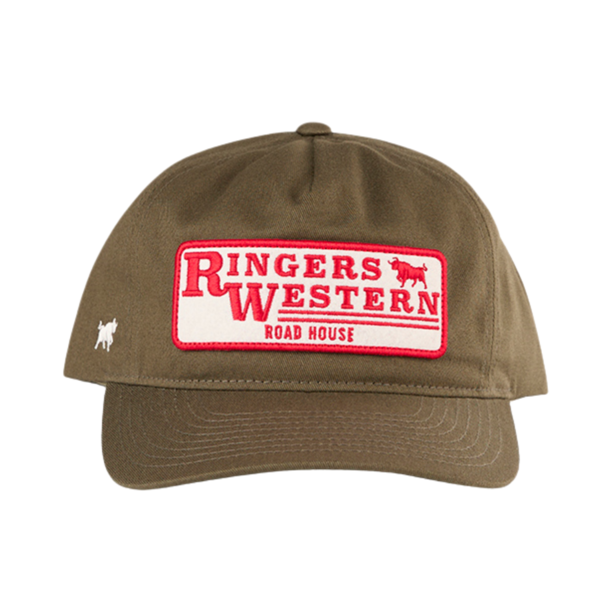 Ringers Western Unisex The Original Roadhouse Cap (626024RW) Military Green Front View