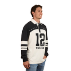 Ringers Western Unisex Williams Oversized Rugby (425083RW) Black/Off White