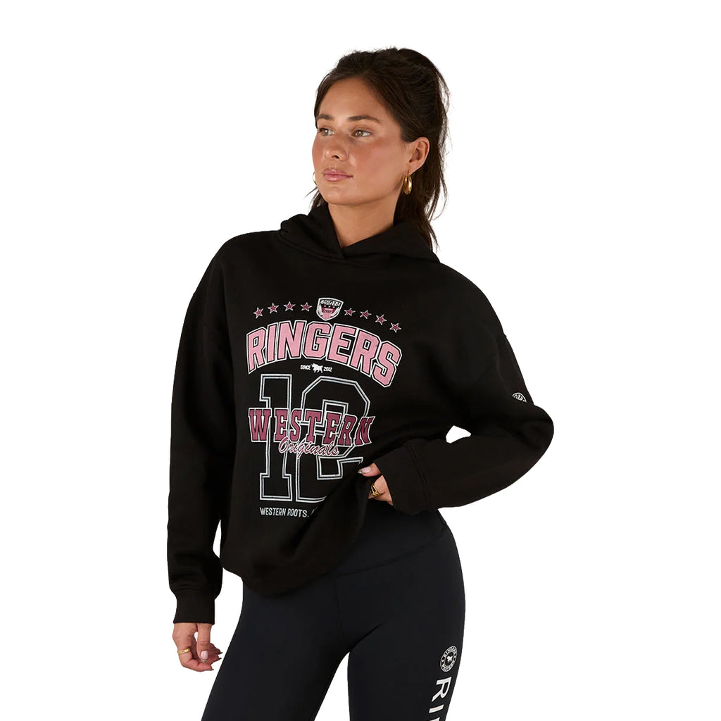 Ringers Western Womens Ace Oversized Hoodie (225019RW) Black