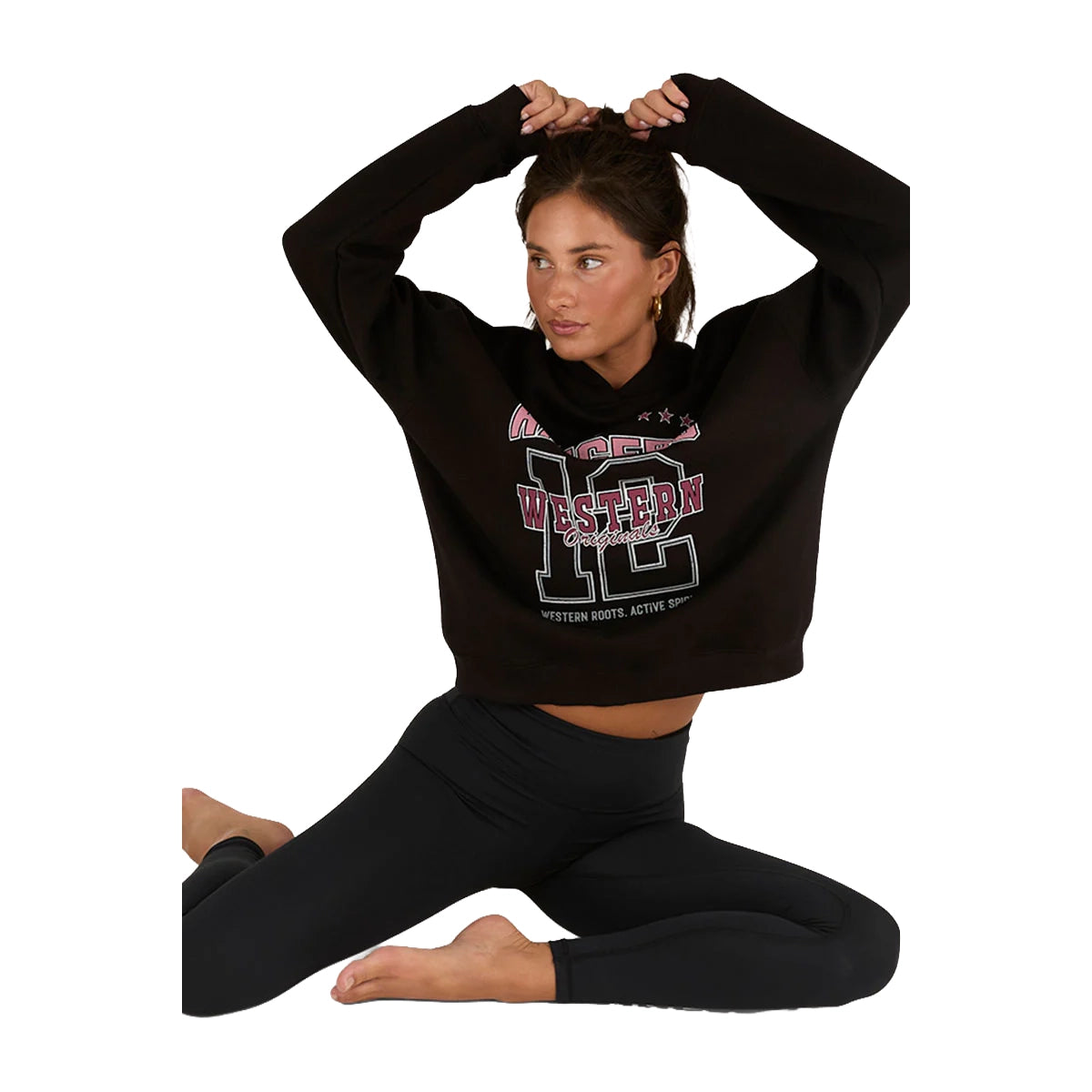 Ringers Western Womens Ace Oversized Hoodie (225019RW) Black