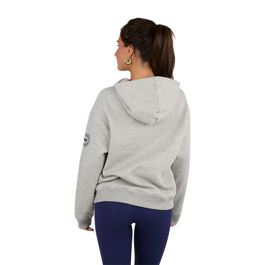 Ringers Western Womens Ace Oversized Hoodie (225019RW) Grey Marle