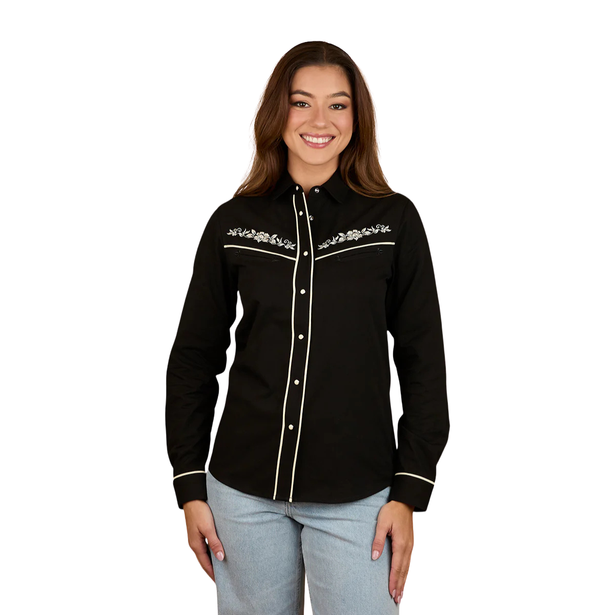 Ringers Western Womens Aisling L/S Western Shirt (225064RW) Black