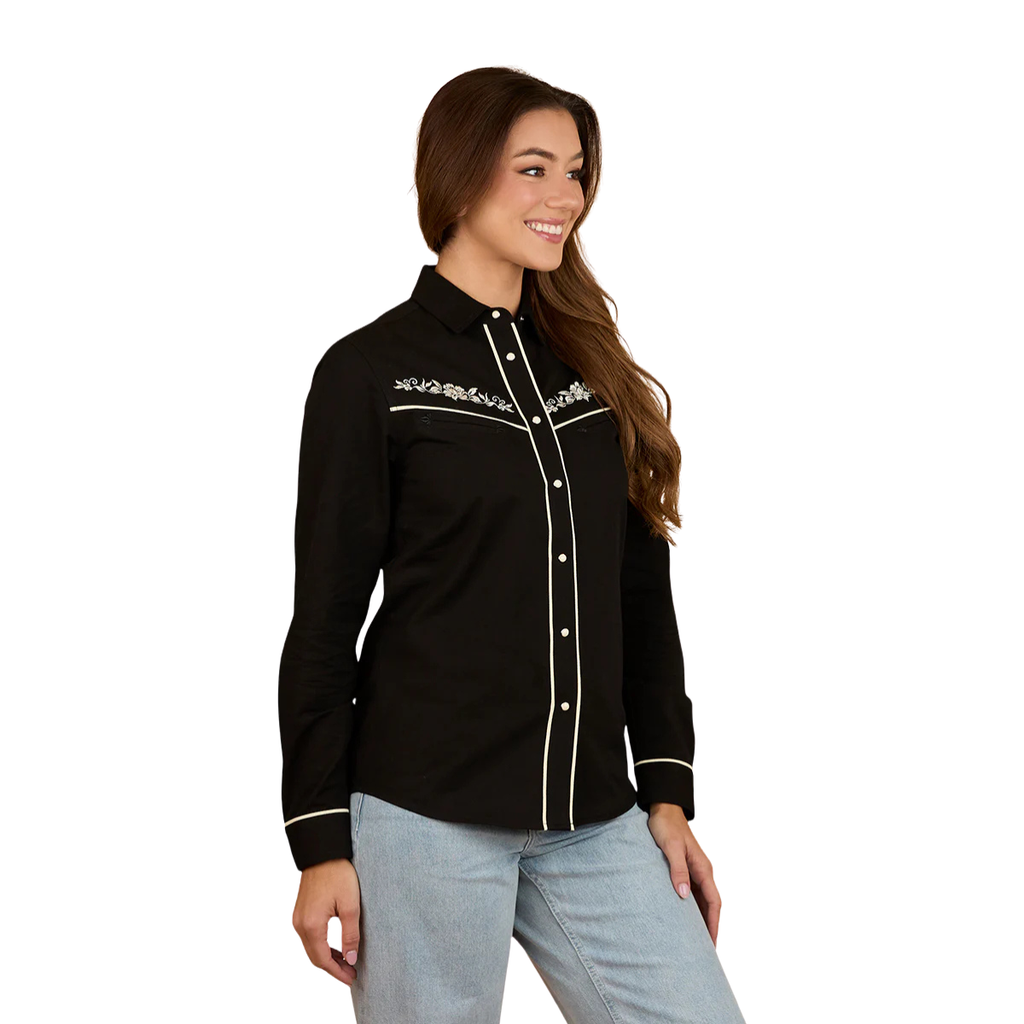 Ringers Western Womens Aisling L/S Western Shirt (225064RW) Black