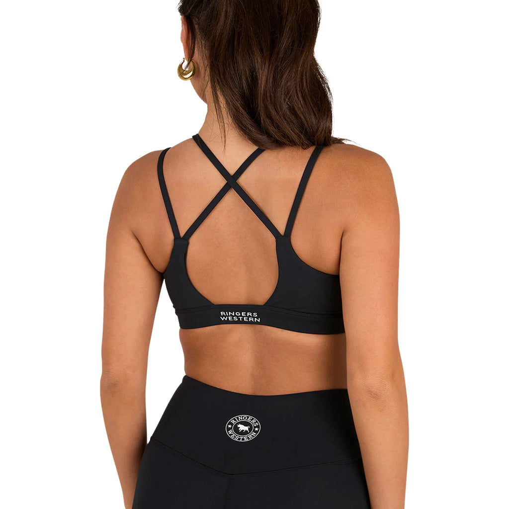Ringers Western Womens Anikafit Signature Crop Top (225010RW) Black
