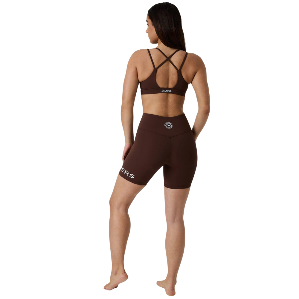 Ringers Western Womens Anikafit Signature Shorts (225012RW)  Chocolate