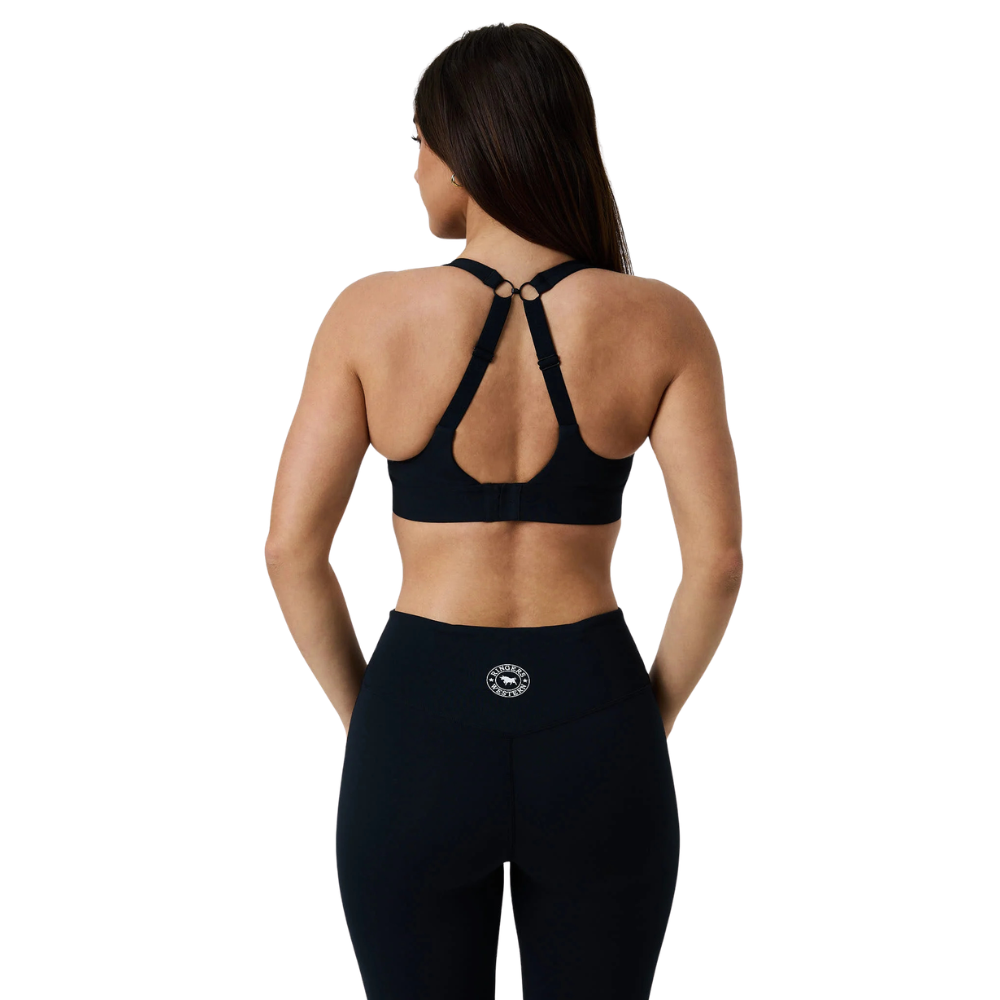 Ringers Western Womens Anikafit Zip Front Support Crop (225172RW)  Black