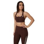 Ringers Western Womens Anikafit Zip Front Support Crop (225172RW)  Chocolate
