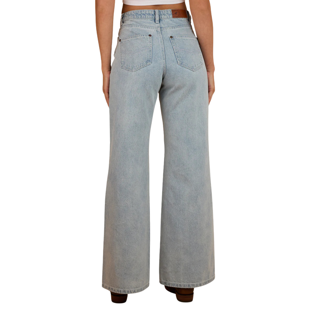 Ringers Western Womens April High Rise Wide Leg Jeans (225061RW) Vintage Light Blue