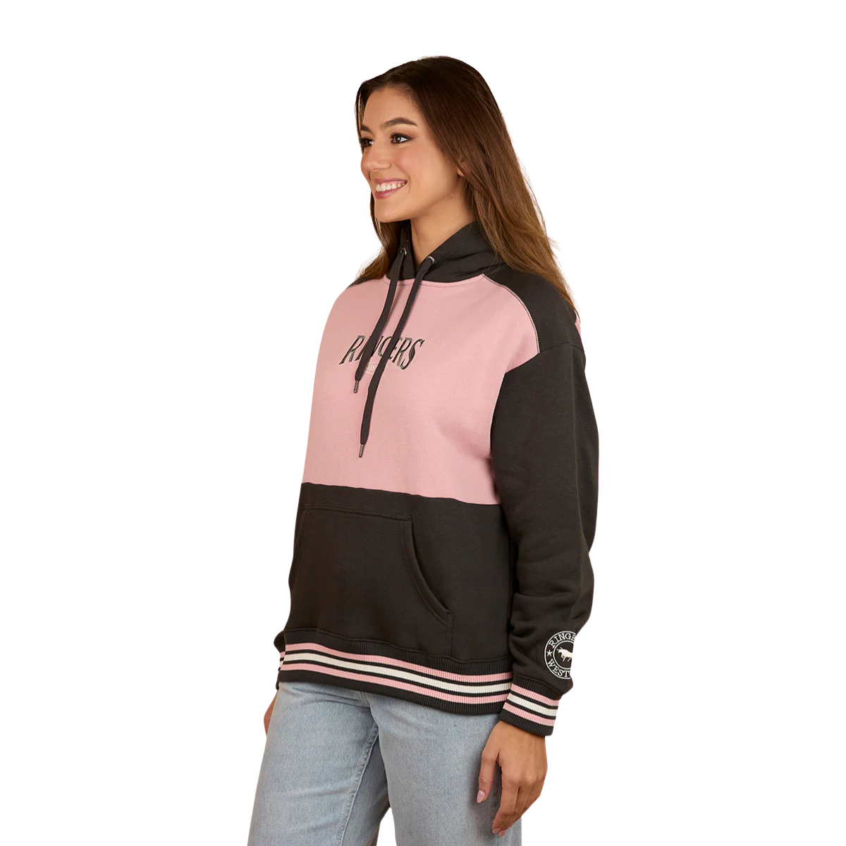 Ringers Western Womens Aspley Pullover Hoodie (225032RW) Charcoal