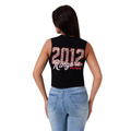 Ringers Western Womens Backcountry Cropped Muscle Tank (225267RW) Black/Pink