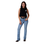 Ringers Western Womens Backcountry Cropped Muscle Tank (225267RW) Black/Pink