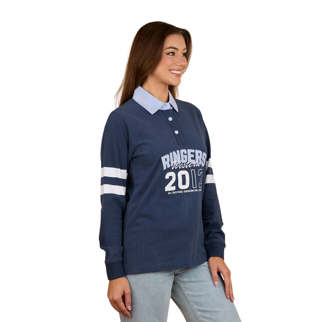 Ringers Western Womens Campus Rugby (225078RW) Navy