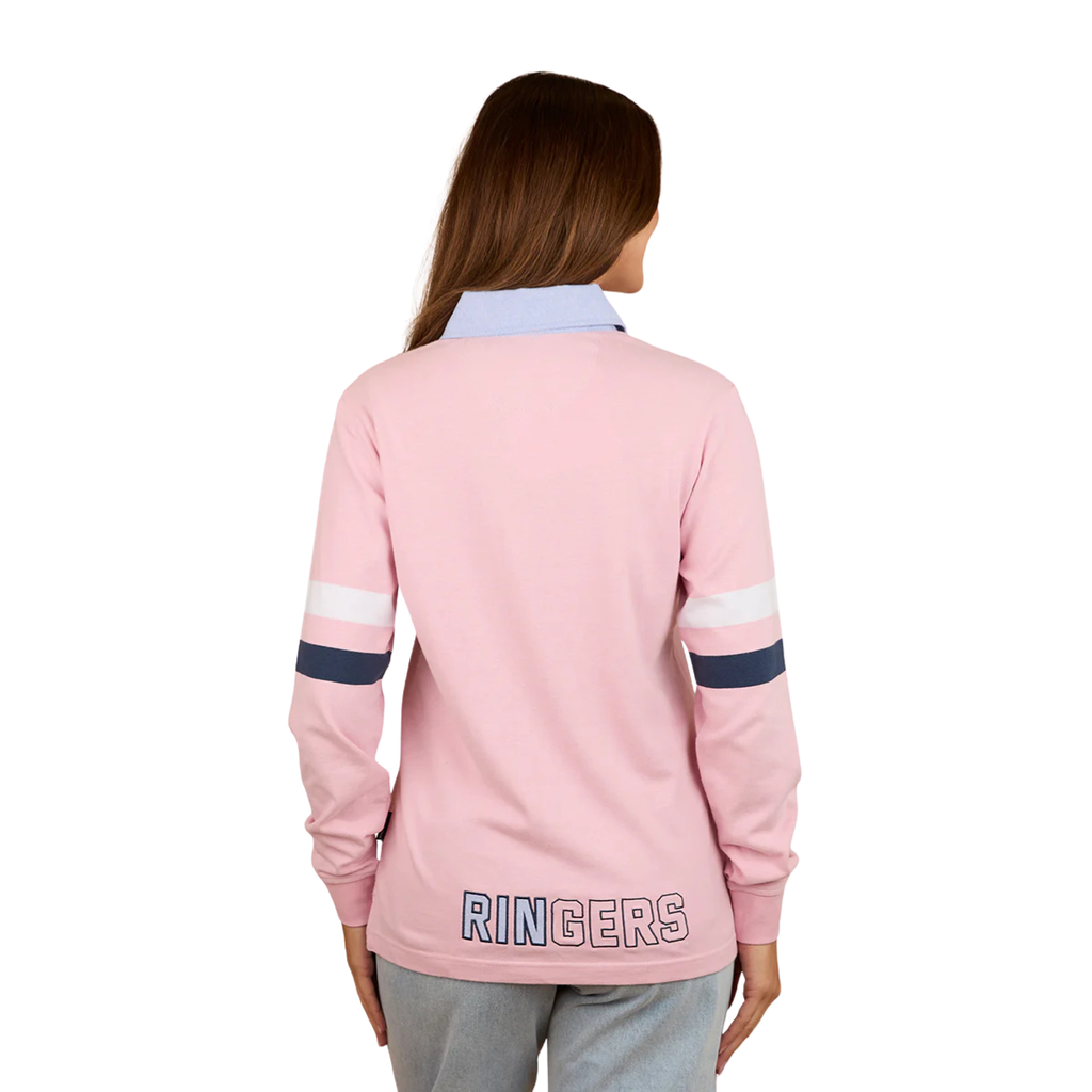 Ringers Western Womens Campus Rugby (225078RW) Pink