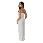 Ringers Western Womens Carmen Bias Cut Linen Cami Top (225177RW)  White