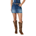Ringers Western Womens Dani Mini Skirt (225162RW)  Classic Blue
