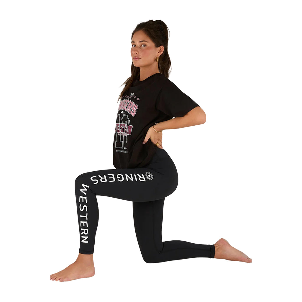 Ringers Western Womens Division Oversized S/S Sport Tee (225018RW) Black