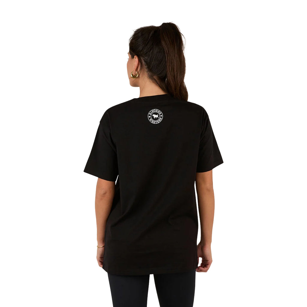 Ringers Western Womens Division Oversized S/S Sport Tee (225018RW) Black
