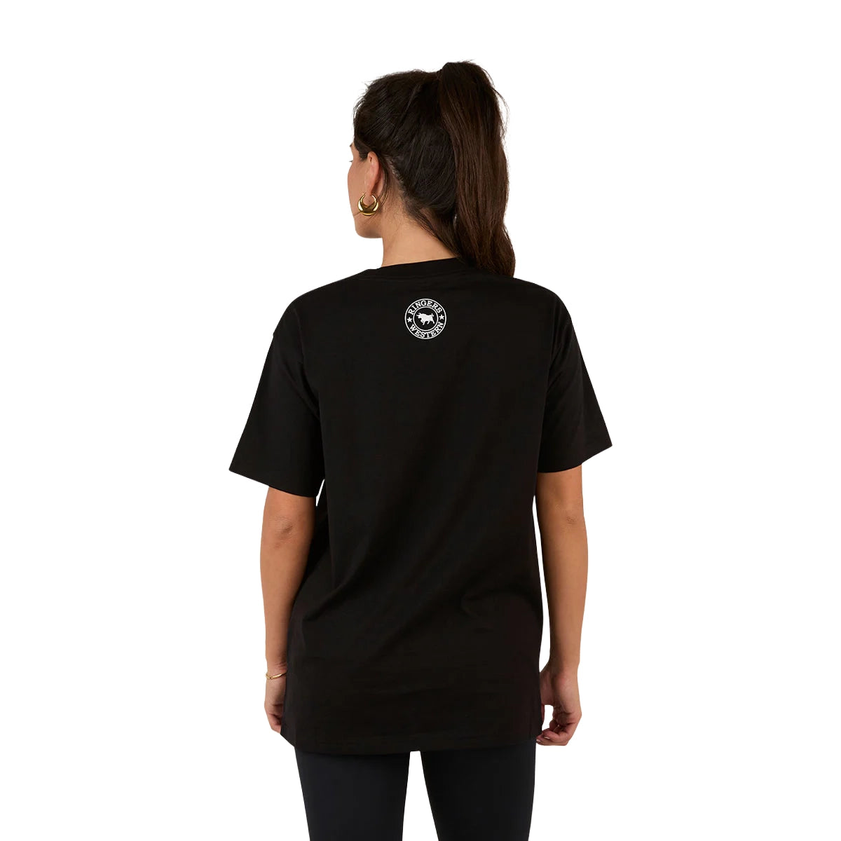 Ringers Western Womens Division Oversized S/S Sport Tee (225018RW) Black
