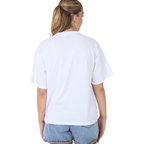 Ringers Western Womens Eagle Eye Oversized S/S Tee  (225121RW)  White