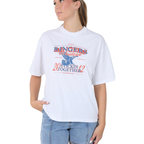 Ringers Western Womens Eagle Eye Oversized S/S Tee  (225121RW)  White