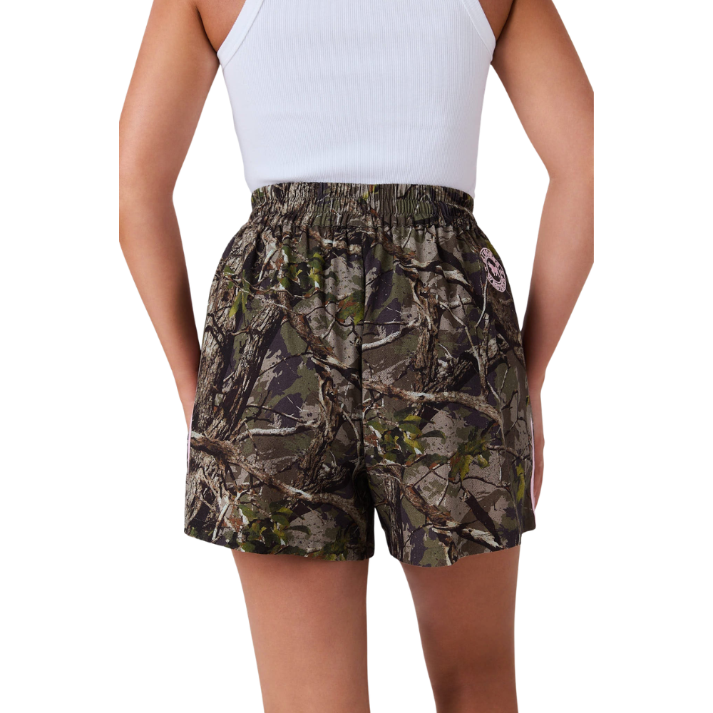Ringers Western Womens Find Me A Cowboy Shorts (226009RW) Realtree/Pink