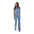 Ringers Western Womens Jazmine Bootleg Jumpsuit (225107RW)  Light Blue