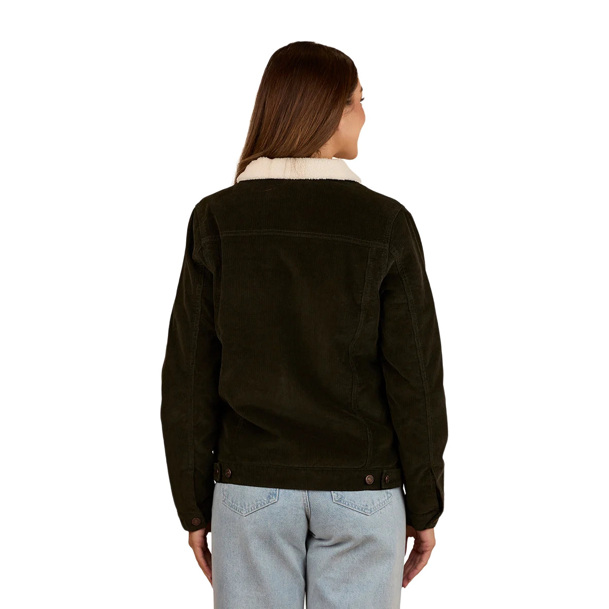 Ringers Western Womens Killawarra Corduroy Jacket (220211801) Olive Back