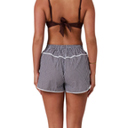 Ringers Western Womens One Buck Gingham Shorts (225191RW) Chocolate/White