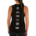 Ringers Western Womens Park Run Active Muscle Tank (225016RW) Black
