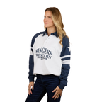 Ringers Western Womens Player Oversized Rugby (225079RW) White/Navy