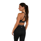 Ringers Western Womens Ringers Active Logo Elastic Support Crop Top (225009RW) Black