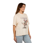 Ringers Western Womens Saddle Up Oversized S/S Tee (225057RW) Off White