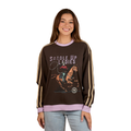 Ringers Western Womens Saddle Up Pullover Jumper (225035RW) Charcoal/Lavender