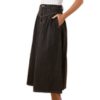 Ringers Western Womens Sarina Midi Skirt (225062RW) Washed Black