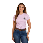 Ringers Western Womens Signature Bull Classic Fit S/S Tee (220016RW) Lilac/Charcoal