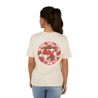 Ringers Western Womens Signature Bull Loose Fit S/S Tee (220018RW) Off White/Cow Print