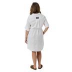 Ringers Western Womens Solene Linen Shirt Dress (225171RW)  White