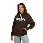 Ringers Western Womens Varsity Hoodie (223081RW) Charcoal Front Pocket