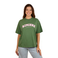 Ringers Western Womens Varsity Oversized S/S Tee (223162RW) Washed Ivy Front