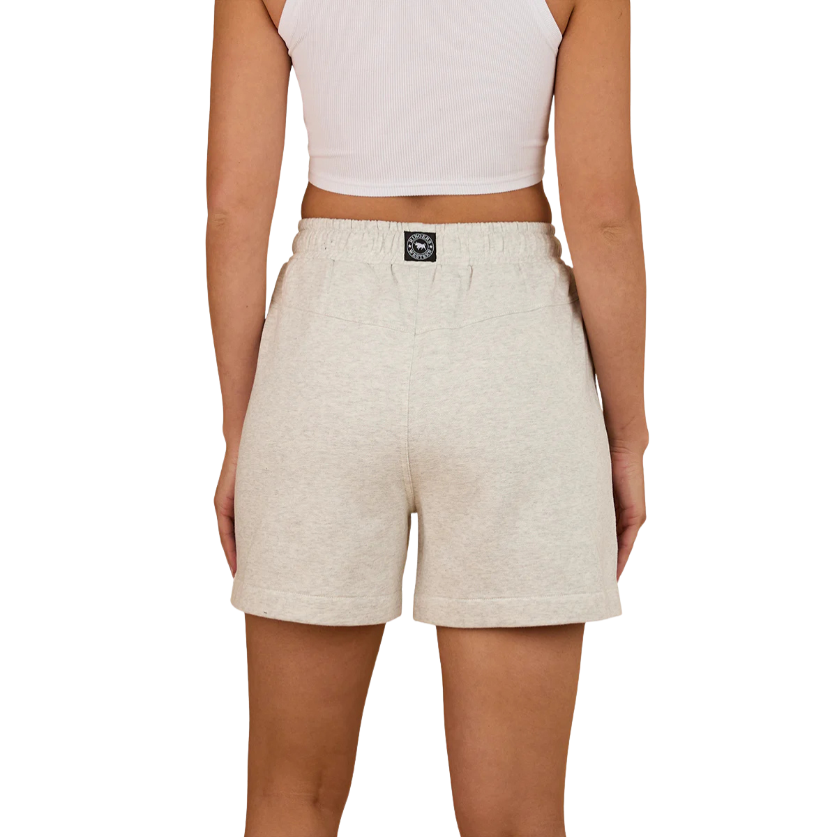 Ringers Western Womens Weekend Trackshorts (225034RW) Light Grey Marle