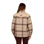 Ringers Western Womens Wildwood Western Check Jacket (225050RW) Off White/Brown