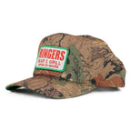 Camouflage Ringers Western Blackwater Cap (723099RW) OSFM with 'Ringers Bar & Grill' logo on a white background.
