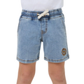 Ringers Western Boys Rustler Elastic Waist Shorts (925034RW)  Light Blue