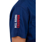 Ringers Western Boys Youth The Champion S/S Work Shirt (925002RW)  Navy