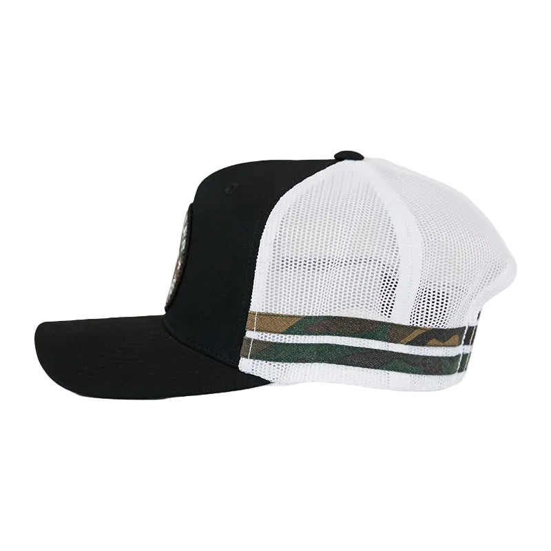 Ringers Western Childrens McCoy Trucker Cap  (722041RW)  Black with Camo
