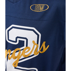Navy blue sports jersey with 'RW' logo and 'Ringers' text on a white background