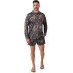 Ringers Western Finder L/S Fishing Jersey (625046RW) Camo/Orange