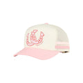 Ringers Western Girls Cross My Heart Foam Trucker Cap (425155RW)  Bone/Dusty Pink