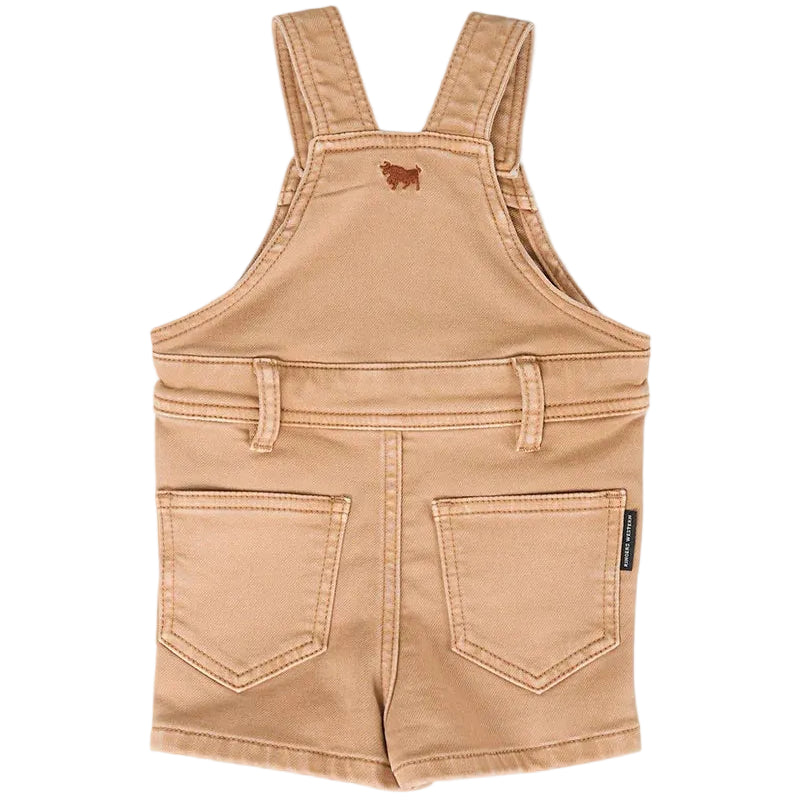 
Ringers Western Infants Barnyard Buddy Shorts Overalls (625090RW)  Dark Sand
