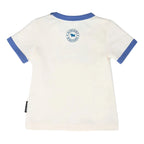 Ringers Western Infants Dust N Ropes S/S Ringer Tee (625043RW)  Off White/Blue